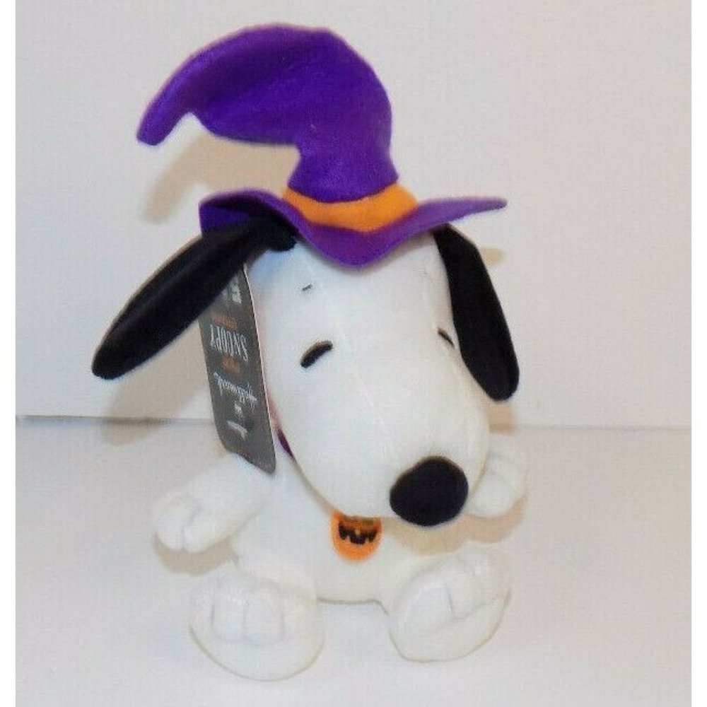 Hallmark Spooky Snoopy Witch Halloween Plush Stuffed Toy